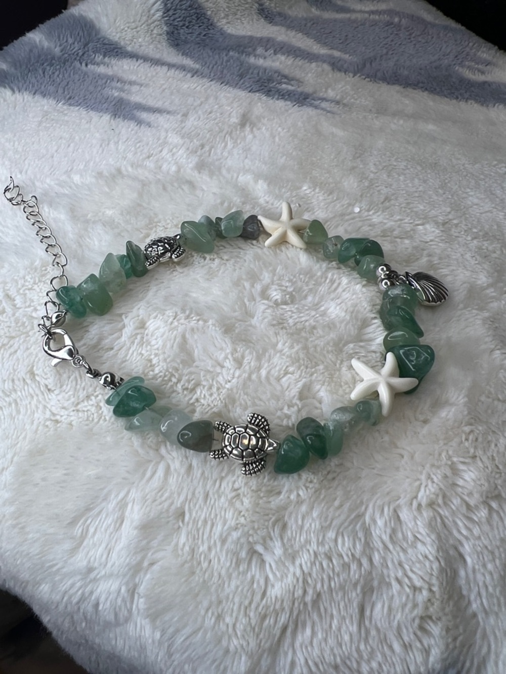 🐢🐚Beach themed Anklet/Bracelet🐚🐢 - Picture 4 of 5